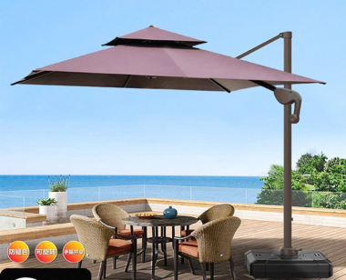 ☂️ Ô Dù Che Nắng Ngoài Trời Hà Tĩnh – Ô Lệch Tâm Hợp Kim Nhôm Đế Nhựa Đổ Nước Xoay 360° Giá Tốt